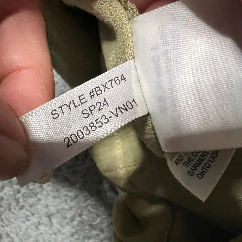 J. Crew Pants Womens 6 Petite Linen Blend Seaside Cargo Straight Utility Casual